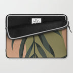 Tropical Leaf- Abstract Art Laptop Sleeve Gallery Image 2