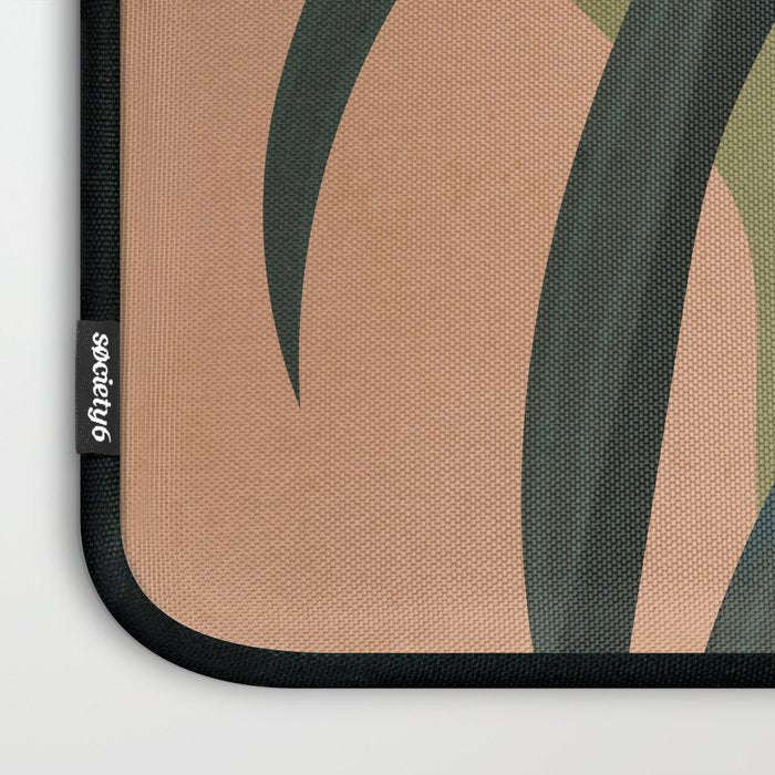 Tropical Leaf- Abstract Art Laptop Sleeve Gallery Image 3