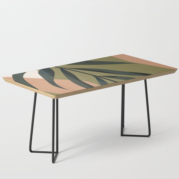Tropical Leaf- Abstract Art Coffee Table Gallery Image 1