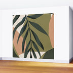 Tropical Leaf- Abstract Art Wall Mural Gallery Image 2