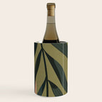 Tropical Leaf- Abstract Art Wine Chiller Gallery Image 1