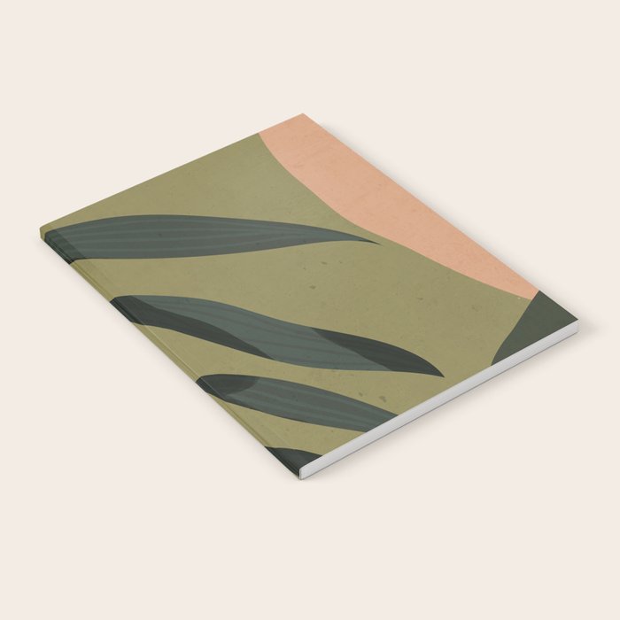 Tropical Leaf- Abstract Art Notebook Gallery Image 1