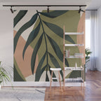 Tropical Leaf- Abstract Art Wall Mural Gallery Image 1
