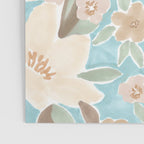Ditsy Marker Florals - Turquoise Poster Gallery Image 3