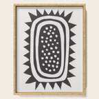 Sunflower / Lino Print Serving Tray Gallery Image 1