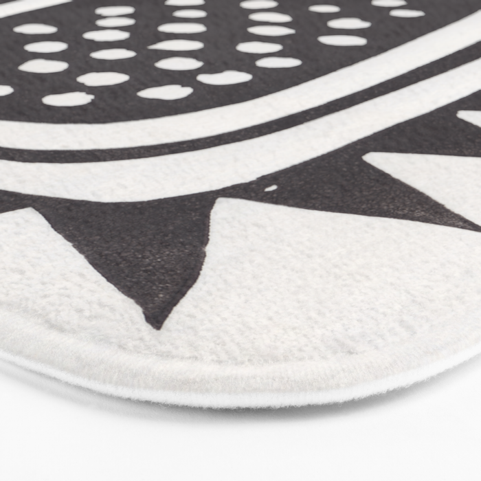 Sunflower / Lino Print Bath Mat Gallery Image 3