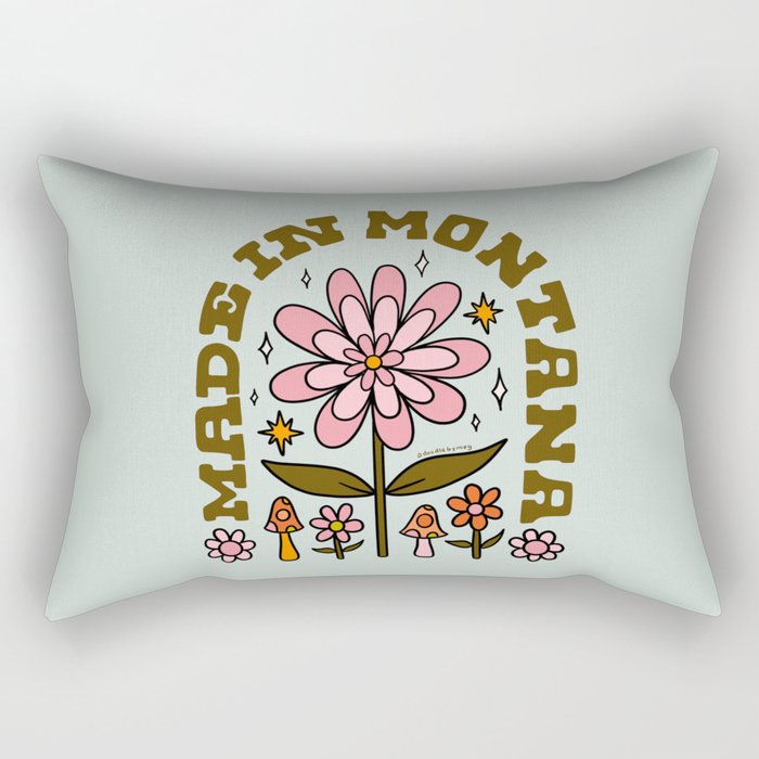 Made In Montana Rectangular Pillow Gallery Image 1