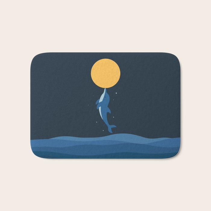 Kiss The Moon Bath Mat Gallery Image 1