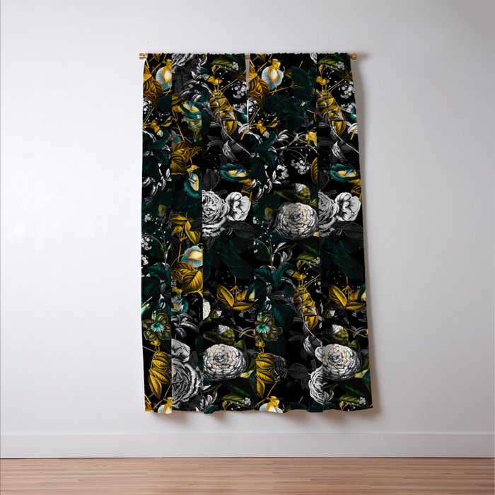 EXOTIC GARDEN - NIGHT Window Curtain Gallery Image 3