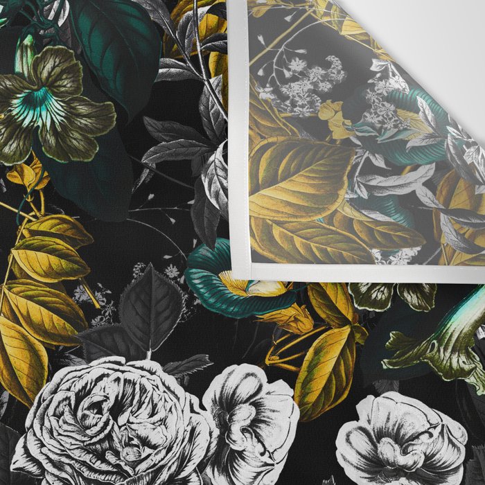 EXOTIC GARDEN - NIGHT Wall Tapestry Gallery Image 3