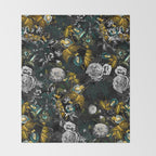 EXOTIC GARDEN - NIGHT Throw Blanket Gallery Image 2