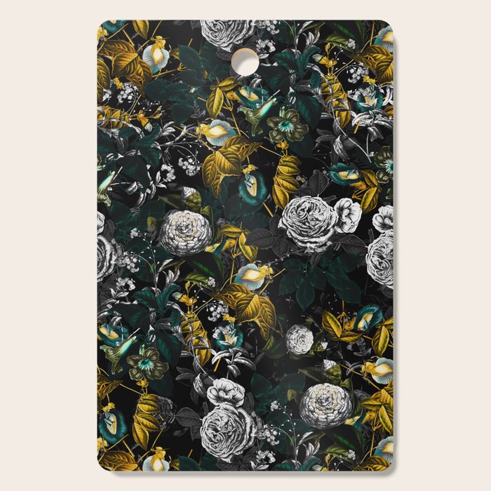 EXOTIC GARDEN - NIGHT Cutting Board Gallery Image 1