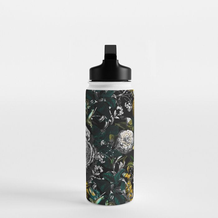 EXOTIC GARDEN - NIGHT Water Bottle Gallery Image 3