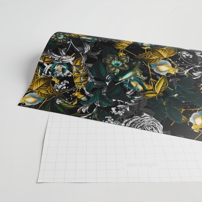 EXOTIC GARDEN - NIGHT Wrapping Paper Gallery Image 2