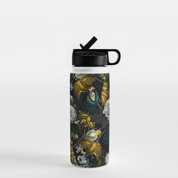 EXOTIC GARDEN - NIGHT Water Bottle Gallery Image 1
