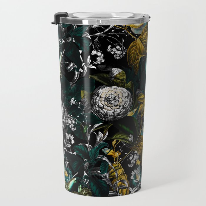 EXOTIC GARDEN - NIGHT Travel Mug Gallery Image 3