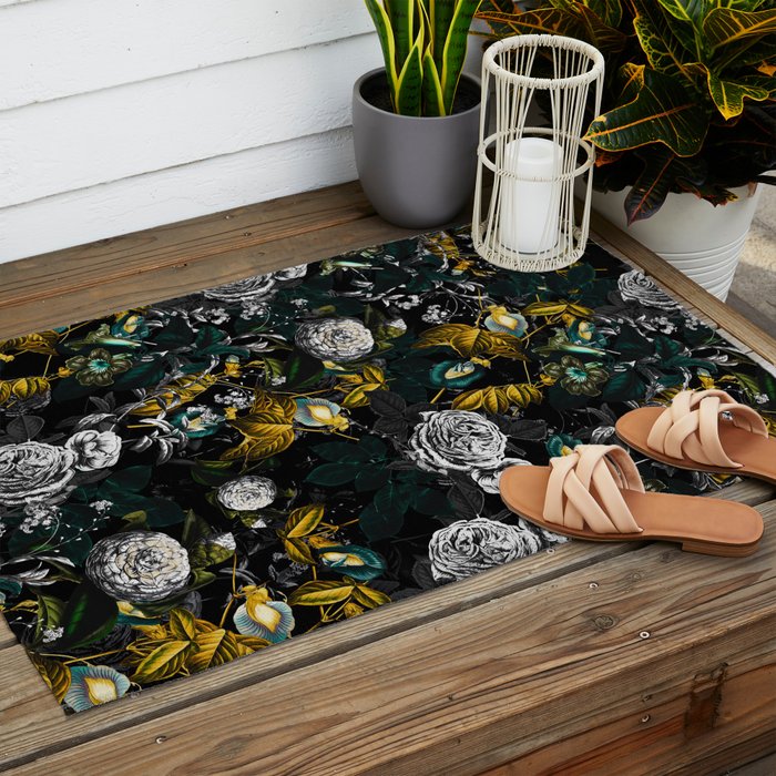 EXOTIC GARDEN - NIGHT Outdoor Rug Gallery Image 2