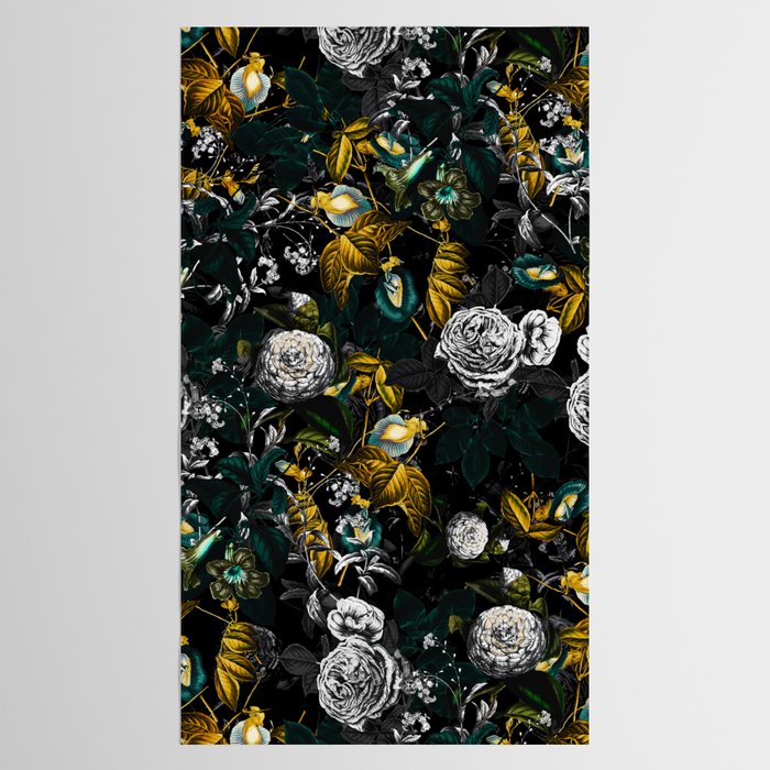 EXOTIC GARDEN - NIGHT Tablecloth Gallery Image 2