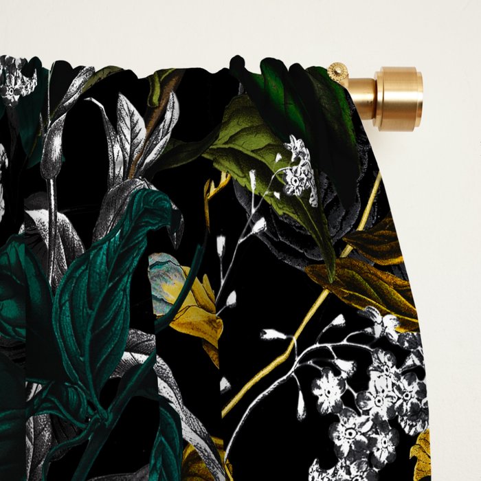 EXOTIC GARDEN - NIGHT Window Curtain Gallery Image 2