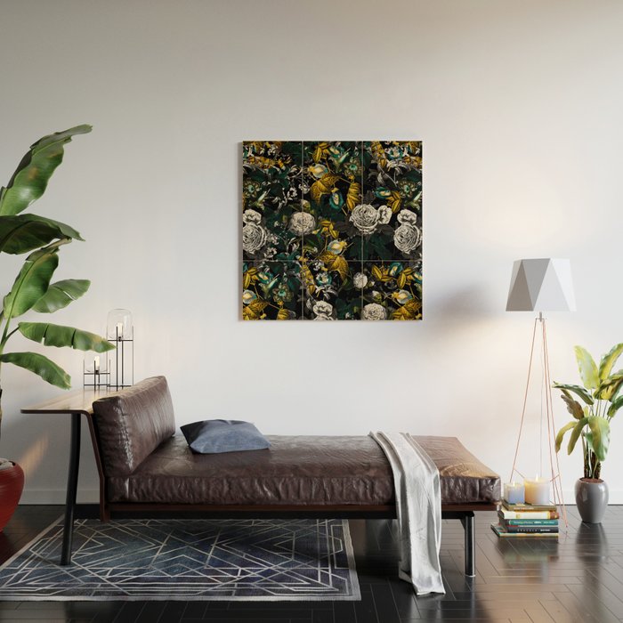 EXOTIC GARDEN - NIGHT Wood Wall Art Gallery Image 2