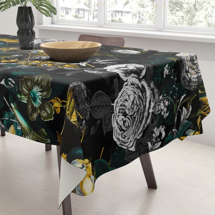 EXOTIC GARDEN - NIGHT Tablecloth Gallery Image 3