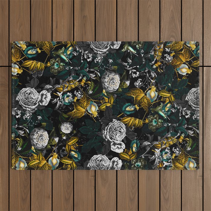 EXOTIC GARDEN - NIGHT Outdoor Rug Gallery Image 1