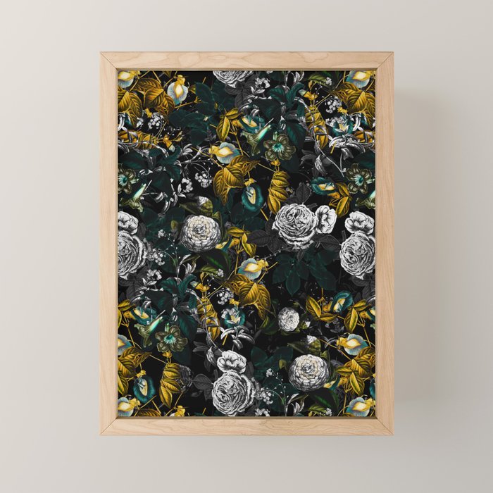 EXOTIC GARDEN - NIGHT Mini Art Print Gallery Image 1