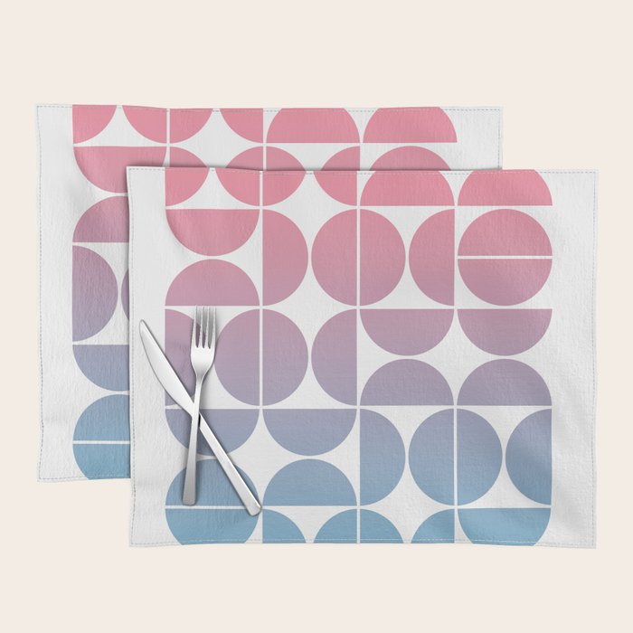 Geometric Gradient 01 Placemat Gallery Image 1