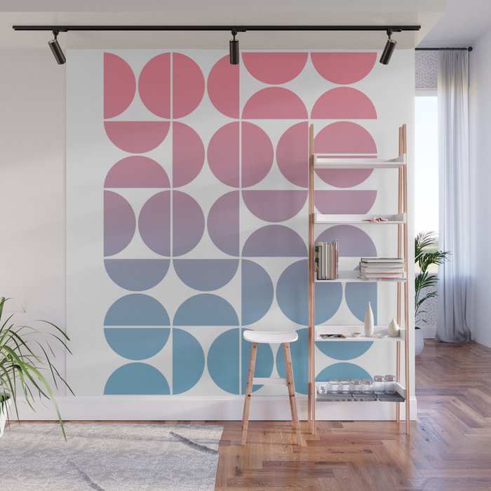 Geometric Gradient 01 Wall Mural Gallery Image 1