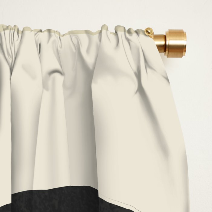 Minimal Abstract Noir Window Curtain Gallery Image 2