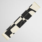 Minimal Abstract Noir Table Runner Gallery Image 3
