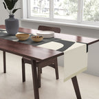 Minimal Abstract Noir Table Runner Gallery Image 2