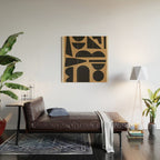 Abstract Shapes 59/3 Wood Wall Art Gallery Image 2