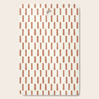 block print dash - terra cotta Cutting Board Gallery Image 1