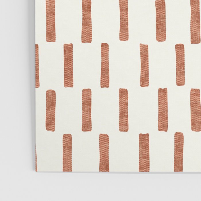 block print dash - terra cotta Poster Gallery Image 3