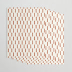block print dash - terra cotta Wrapping Paper Gallery Image 3