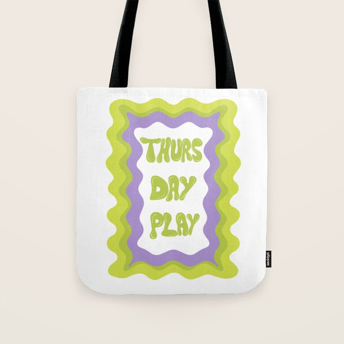 Thursday-Play Tote Bag Gallery Image 1