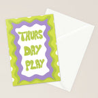 Thursday-Play Stationery Card Gallery Image 2