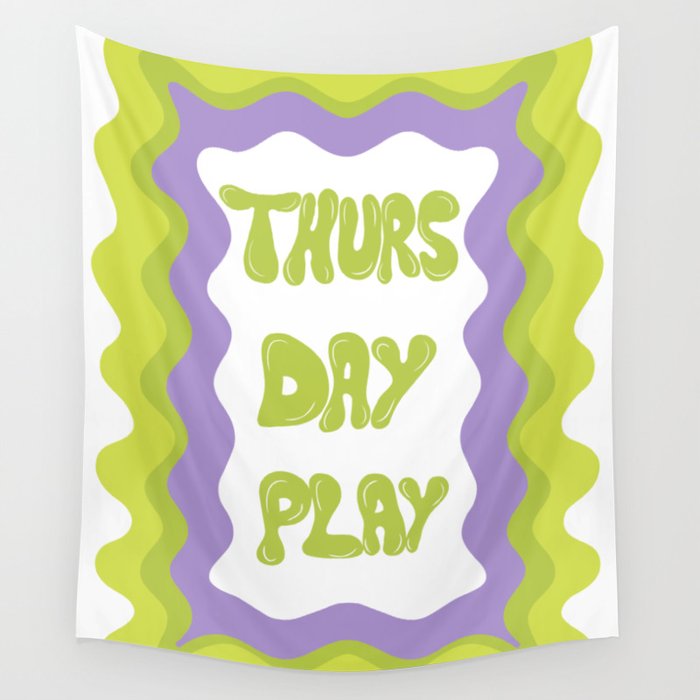 Thursday-Play Wall Tapestry Gallery Image 4