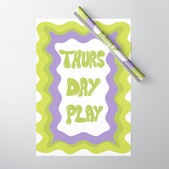 Thursday-Play Wrapping Paper Gallery Image 1