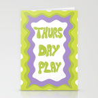 Thursday-Play Stationery Card Gallery Image 2