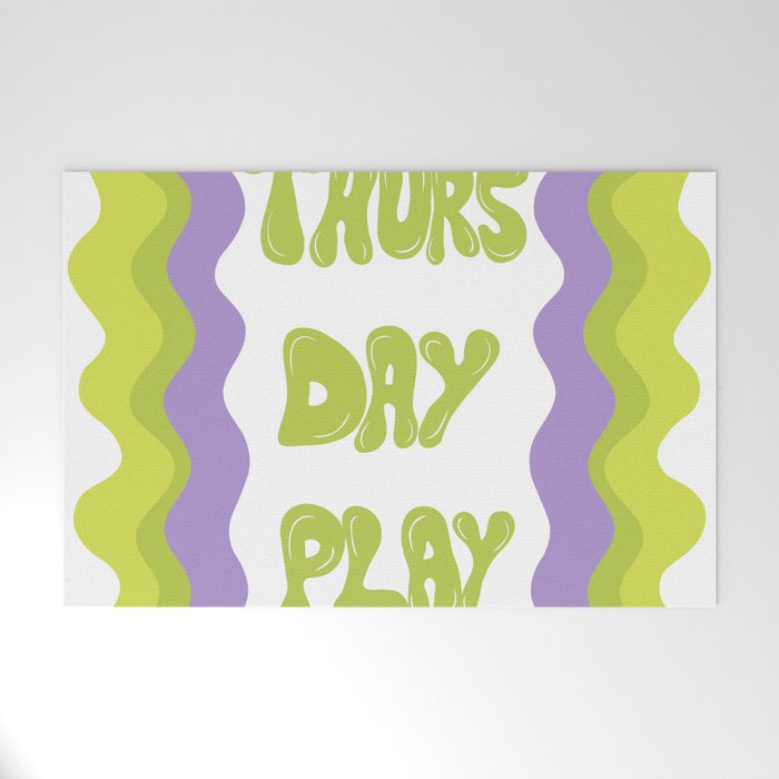 Thursday-Play Welcome Mat Gallery Image 1