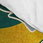 mid century shapes garden party 3 Comforter Gallery Image 4