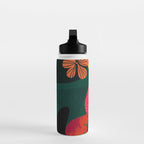mid century shapes garden party 3 Water Bottle Gallery Image 3