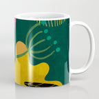 mid century shapes garden party 3 Coffee Mug Gallery Image 1
