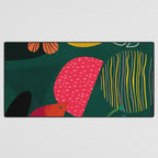 mid century shapes garden party 3 Desk Mat Gallery Image 3