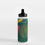 mid century shapes garden party 3 Water Bottle Gallery Image 2