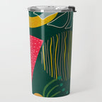 mid century shapes garden party 3 Travel Mug Gallery Image 2