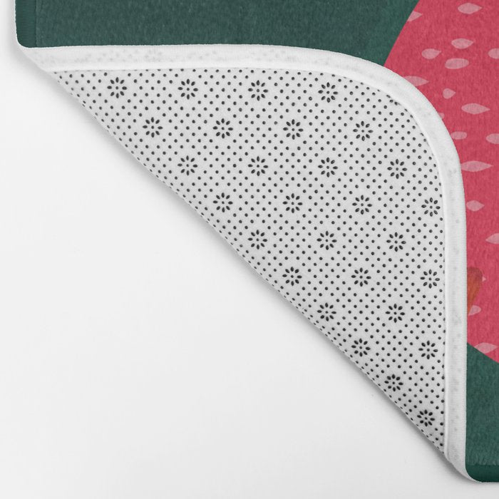 mid century shapes garden party 3 Bath Mat Gallery Image 2