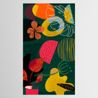 mid century shapes garden party 3 Tablecloth Gallery Image 2